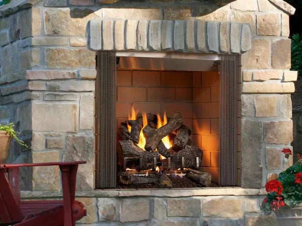 Majestic Castlewood 42" Traditional Outdoor Wood Burning Fireplace