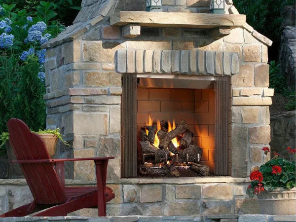 Majestic Castlewood 42" Traditional Outdoor Wood Burning Fireplace