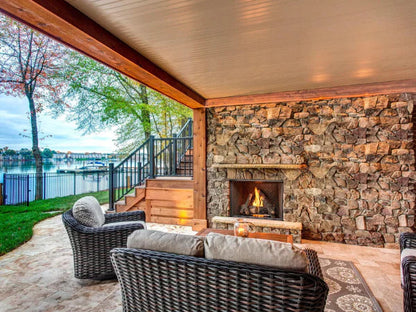 Majestic Courtyard 42" Traditional Outdoor Vent Free Natural Gas Fireplace with IntelliFire Ignition System