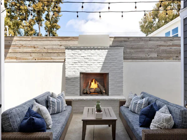 Majestic Courtyard 36" Traditional Outdoor Vent Free Natural Gas Fireplace with IntelliFire Ignition System