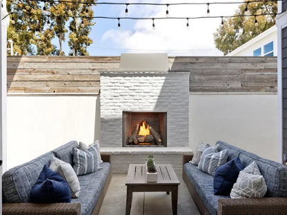Majestic Courtyard 36" Traditional Outdoor Vent Free Natural Gas Fireplace with IntelliFire Ignition System