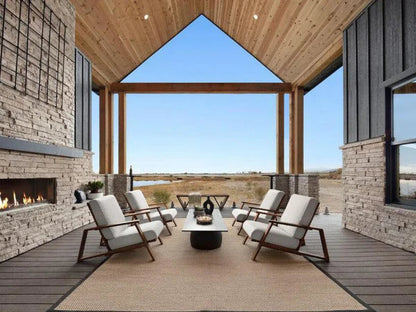 Majestic Lanai 48" Linear Contemporary Outdoor Vent Free Natural Gas Fireplace with Single-Sided IntelliFire Ignition System