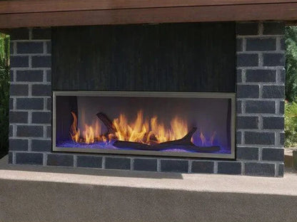 Majestic Lanai 48" Linear Contemporary Outdoor Vent Free Natural Gas Fireplace with Single-Sided IntelliFire Ignition System