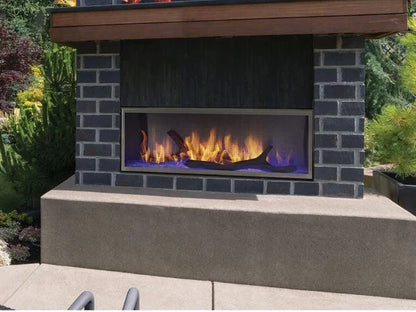 Majestic Lanai 48" Linear Contemporary Outdoor Vent Free Natural Gas Fireplace with Single-Sided IntelliFire Ignition System