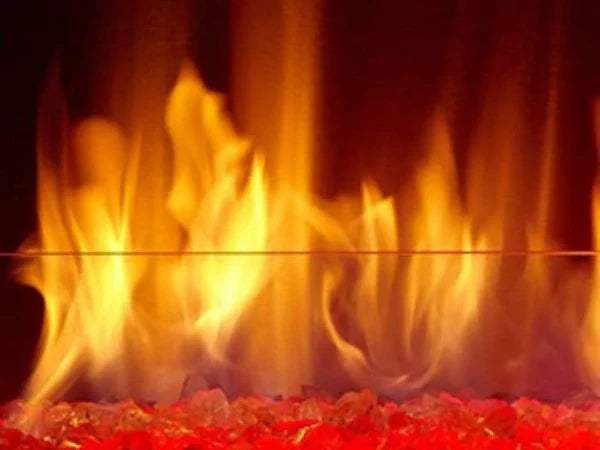 Majestic Lanai See-Through 48" Linear Contemporary Outdoor Vent Free Natural Gas Fireplace with IntelliFire Ignition System