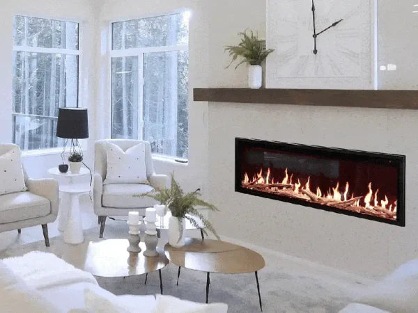 Modern Flames Orion Slim 52" Heliovision Built-in/Wall Mounted Virtual Linear Electric Fireplace