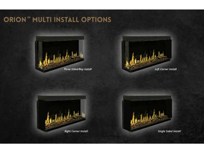 Modern Flames Orion Multi 60" Heliovision Built-in/Wall Mounted Virtual Linear Electric Fireplace