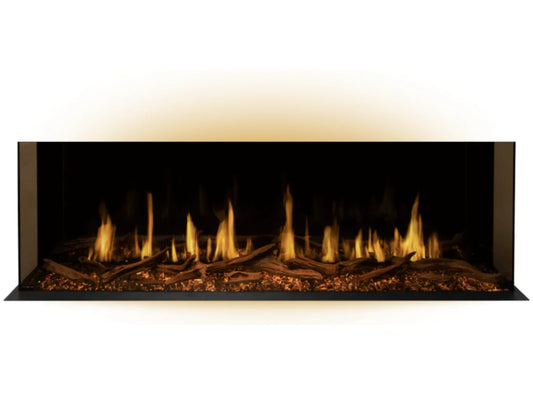 Modern Flames Orion Multi 120" Heliovision Built-in/Wall Mounted Virtual Linear Electric Fireplace