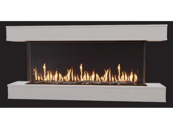 Modern Flames Ready to Finish Studio Suite Premium Wall Mounted Cabinet for 56" Landscape Pro Multi Fireplace
