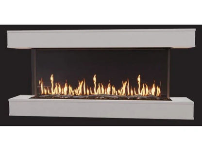 Modern Flames Ready to Finish Studio Suite Premium Wall Mounted Cabinet for 68" Landscape Pro Multi Fireplace