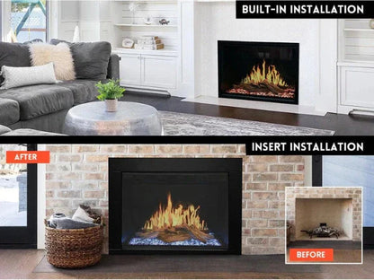 Modern Flames Orion Traditional 42" Heliovision Built-in Virtual Electric Fireplace Insert