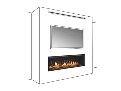 Majestic Ducted Vent Trim for Front Discharge Ducted Passive for Echelon II 48" Gas Fireplace