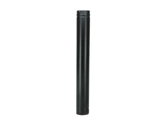 Majestic PelletVent Pro 4" x 12" Black Straight Pipe