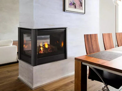 Majestic Pier 36" Traditional Multi-Sided Top/Rear Direct Vent Gas Fireplace with IntelliFire Touch Ignition System