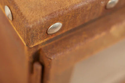 RB73 Piquia Outdoor Wood Fireplace With 4 Legs