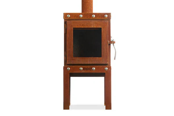 RB73 Piquia Outdoor Wood Fireplace With 4 Legs