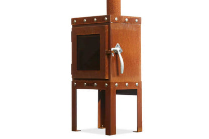 RB73 Piquia Outdoor Wood Fireplace With 4 Legs