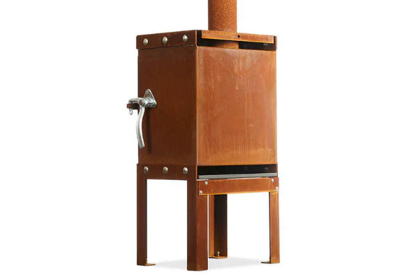 RB73 Piquia Outdoor Wood Fireplace With 4 Legs