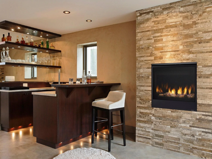 Majestic Quartz 42" Traditional Top/Rear Direct Vent Natural Gas Fireplace with IntelliFire Touch Ignition System