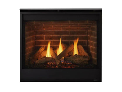 Majestic Quartz Platinum 36" Traditional Top/Rear Direct Vent Propane Gas Fireplace with IntelliFire Touch Ignition System