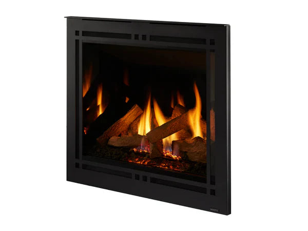 Majestic Quartz Platinum 36" Traditional Top/Rear Direct Vent Propane Gas Fireplace with IntelliFire Touch Ignition System