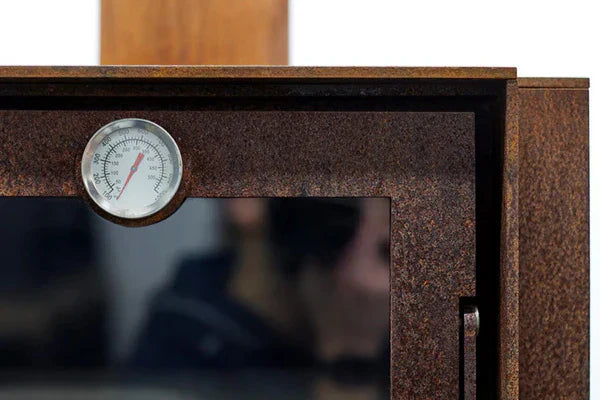 RB73 Quercus Outdoor Wood Fireplace With Oven