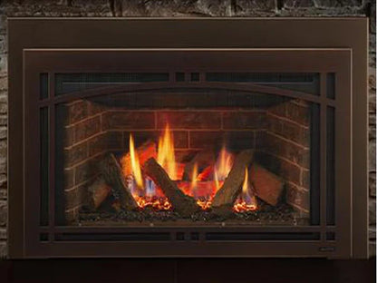 Majestic Ruby 35" Traditional Direct Vent Propane Gas Fireplace Insert with IntelliFire Touch Ignition System