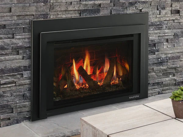 Majestic Ruby 25" Traditional Direct Vent Propane Gas Fireplace Insert with IntelliFire Touch Ignition System