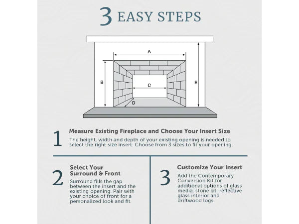 Majestic Ruby 30" Traditional Direct Vent Propane Gas Fireplace Insert with IntelliFire Touch Ignition System