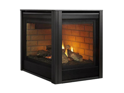 Majestic Ledt Corner 36" Traditional Direct Vent Natural Gas Fireplace with IntelliFire Touch Ignition System