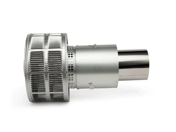 Majestic TR342-B Round Vertical Venting Wood Telescoping Termination Cap with Storm Collar for SL300 Series Pipe