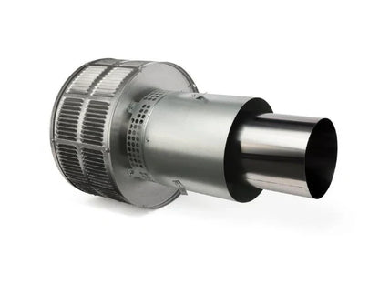 Majestic TR342-B Round Vertical Venting Wood Telescoping Termination Cap with Storm Collar for SL300 Series Pipe