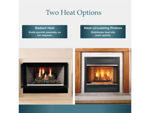 Majestic Sovereign 42" Heat Circulating Traditional Wood Burning Fireplace