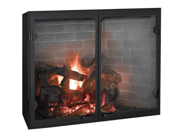 Majestic Biltmore 42" Radiant Traditional Wood Burning Fireplace with Herringbone Brick Pattern