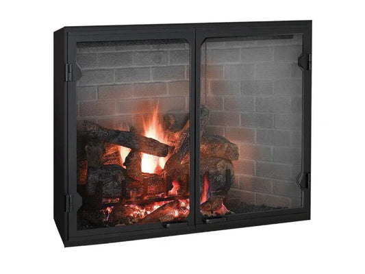 Majestic Biltmore 36" Radiant Traditional Wood Burning Fireplace with Traditional Brick Pattern