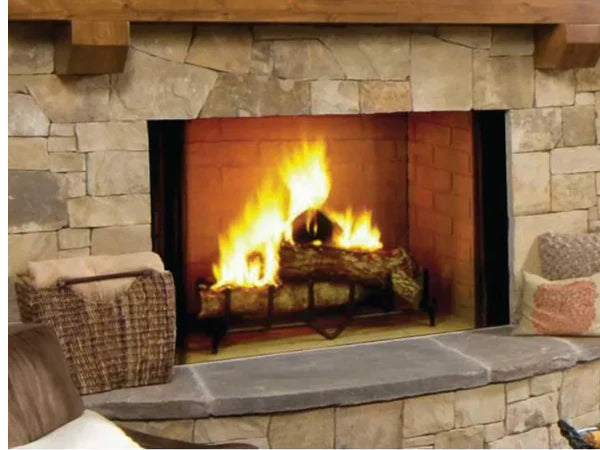 Majestic Biltmore 36" Radiant Traditional Wood Burning Fireplace with Traditional Brick Pattern