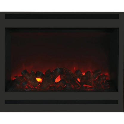 Amantii Zero Clearance 31" Built-In Electric Fireplace | ZECL-31-3228-STL
