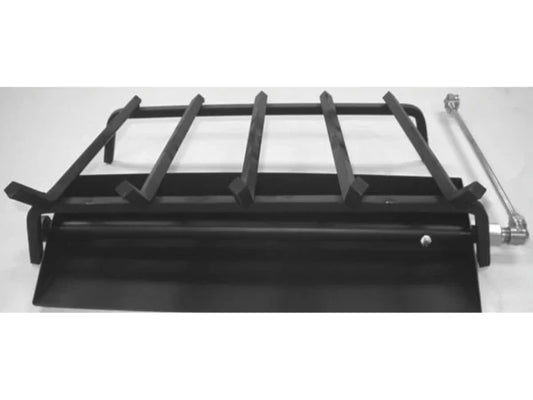 Majestic 24" Match Light Natural Gas Hearth Kit with Sand Pan Burner for Single-Sided Fireplace