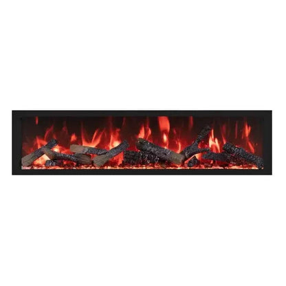 Amantii Symmetry Xtra Tall 100" Indoor Outdoor Built-In Smart Electric Fireplace | SYM-100-XT