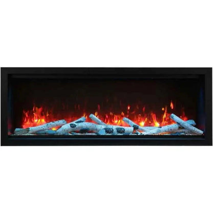 Amantii Symmetry Xtra Tall 100" Indoor Outdoor Built-In Smart Electric Fireplace | SYM-100-XT