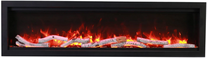 Amantii Symmetry Bespoke 74" Indoor Outdoor Built-In Smart Electric Fireplace | SYM-74-BESPOKE