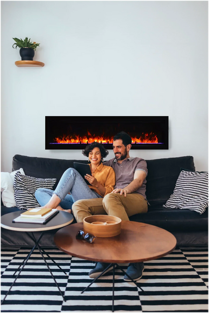 Amantii Symmetry Lumina 42" Indoor Outdoor Built-In Smart Electric Fireplace | SYM-42-LUMINA