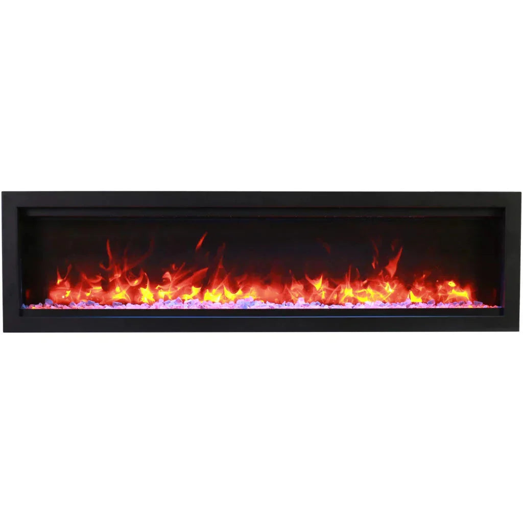 Amantii Symmetry Lumina 50" Indoor Outdoor Built-In Smart Electric Fireplace | SYM-50-LUMINA