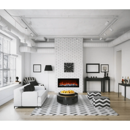 Amantii Symmetry Xtra Tall 74" Indoor Outdoor Built-In Smart Electric Fireplace | SYM-74-XT