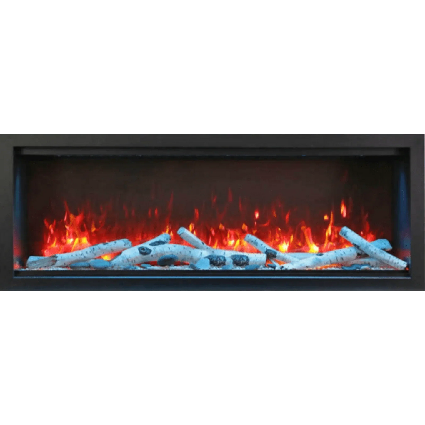 Amantii Symmetry Xtra Tall 88" Indoor Outdoor Built-In Smart Electric Fireplace | SYM-88-XT