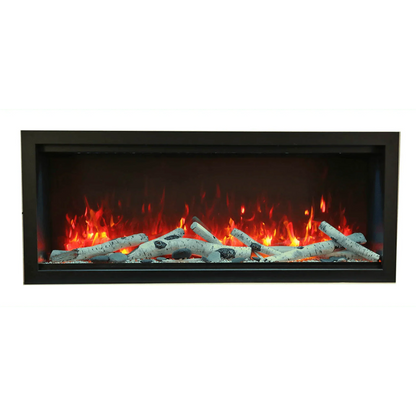 Amantii Symmetry Xtra Tall 34" Indoor Outdoor Built-In Smart Electric Fireplace | SYM-34-XT