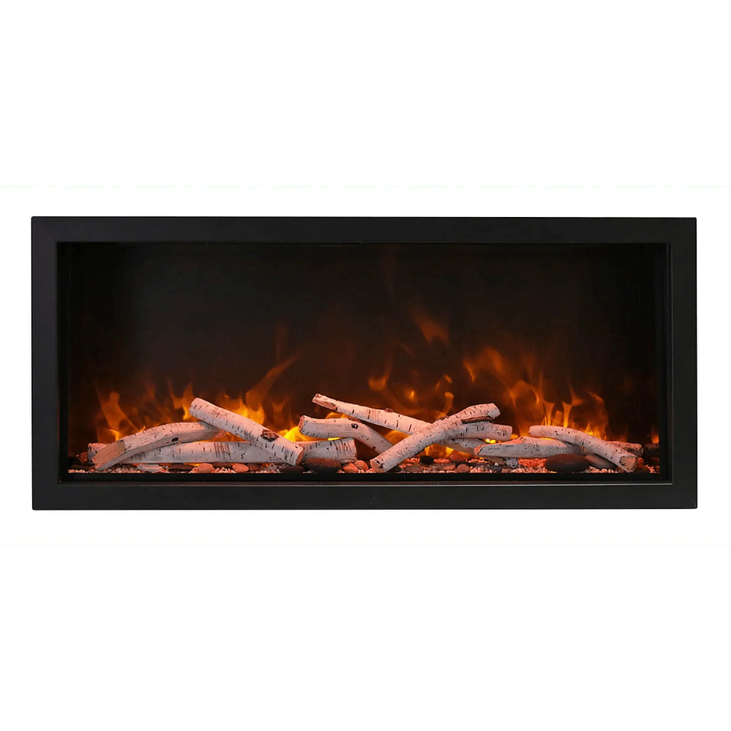Amantii Symmetry Xtra Tall 60" Indoor Outdoor Built-In Smart Electric Fireplace | SYM-60-XT