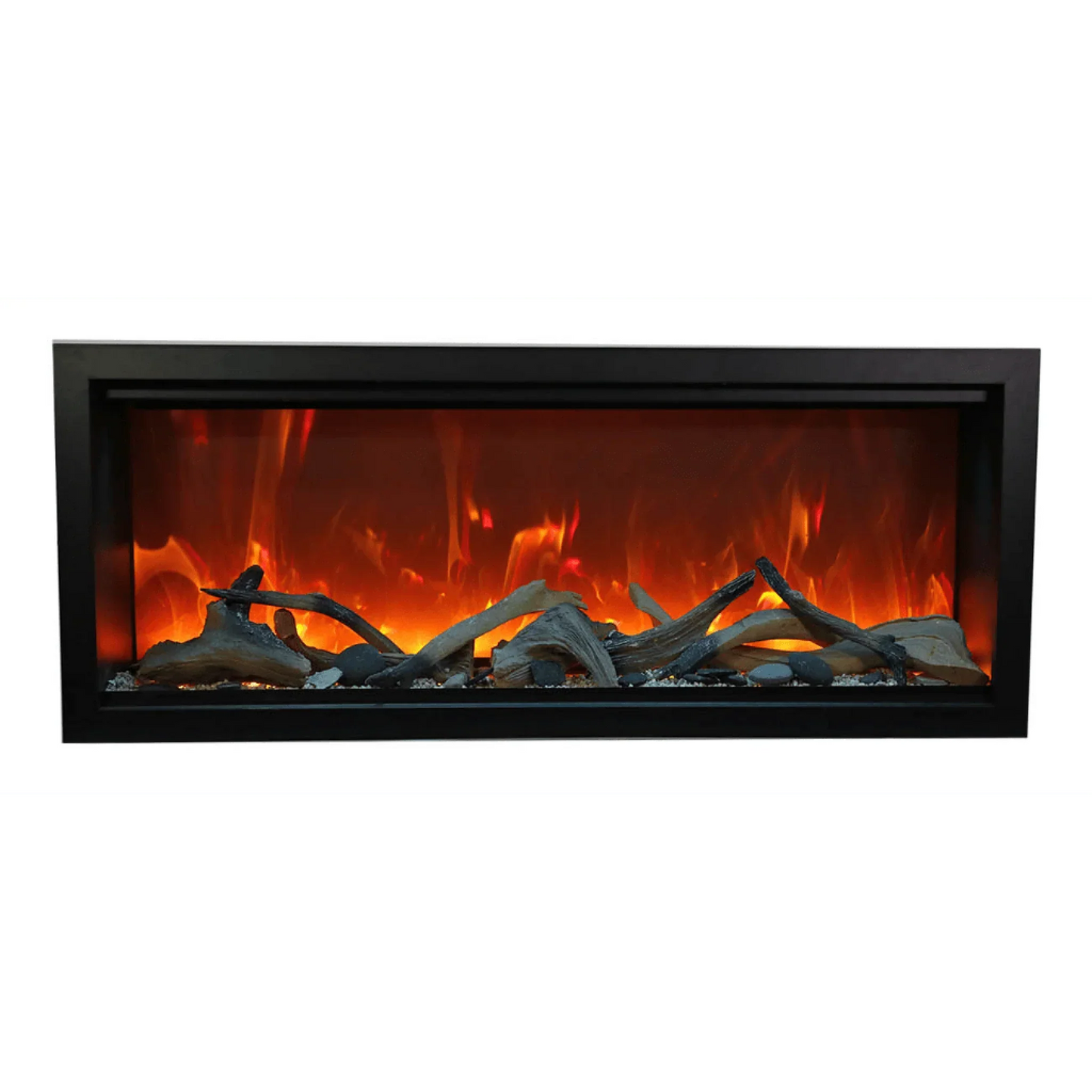 Amantii Symmetry Xtra Tall 50" Indoor Outdoor Built-In Smart Electric Fireplace | SYM-50-XT
