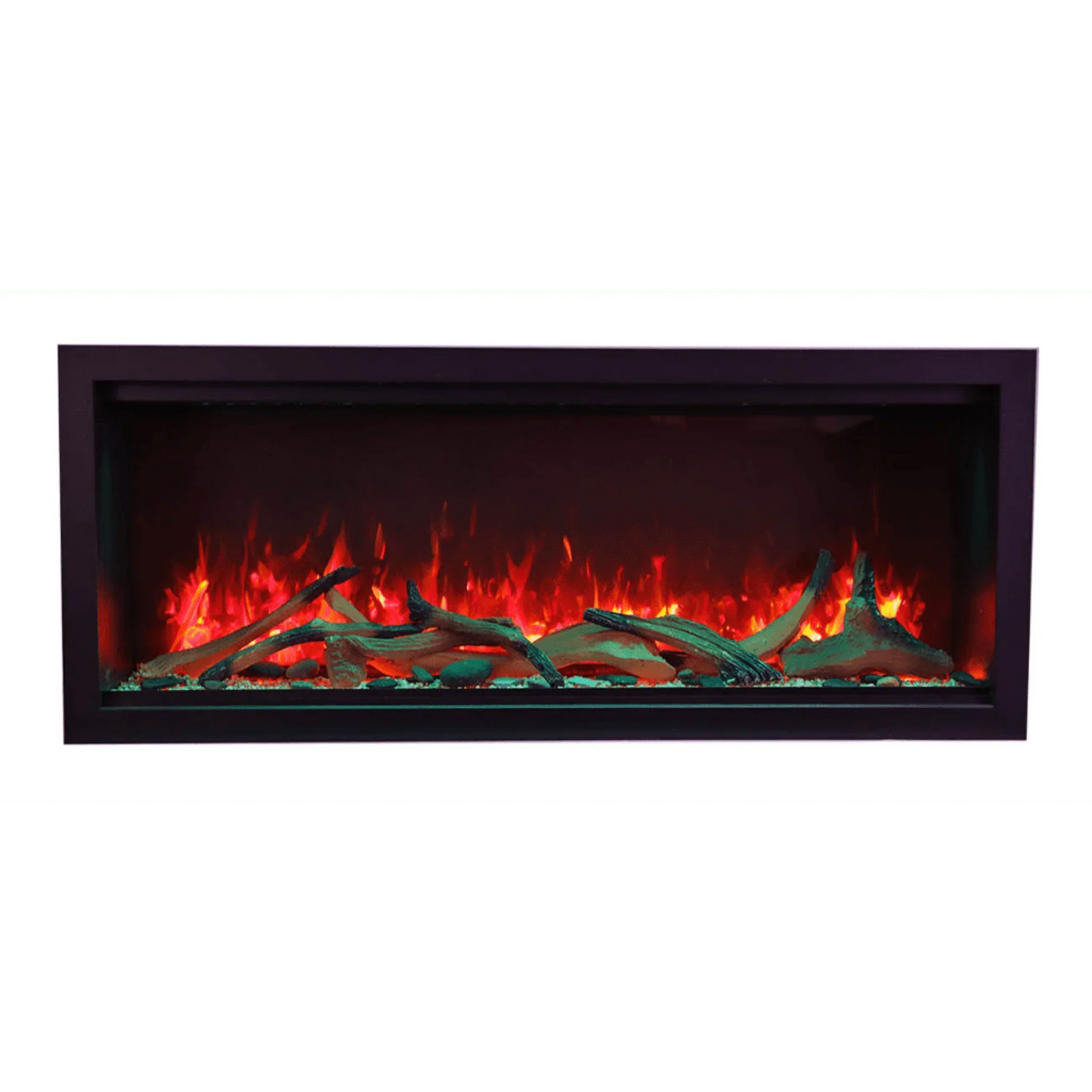 Amantii Symmetry Xtra Tall 42" Indoor Outdoor Built-In Smart Electric Fireplace | SYM-42-XT
