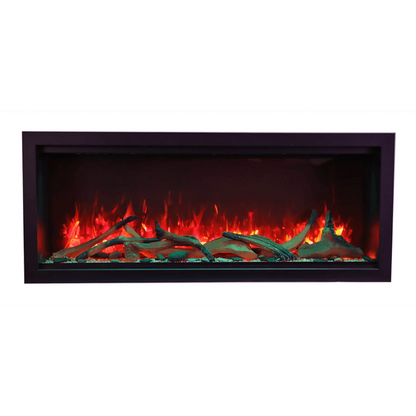 Amantii Symmetry Xtra Tall 50" Indoor Outdoor Built-In Smart Electric Fireplace | SYM-50-XT